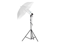 ZESTAW OŚWIETLENIOWY Studyjny Studio LAMPA Żarówka 85W Statyw 230cm PARASOL