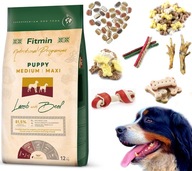 Fitmin Medium Maxi Puppy Lamb&Beef 12kg + 101 gratis