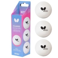 М'ЯЧІ ДЛЯ НАСТІЛЬНОГО ТЕНІСУ BUTTERFLY м'ячі для пінг-понгу 3 шт. білий