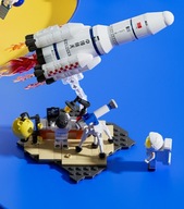 Sembo Block Detské stavebné hračky Long March 9- Mars Project