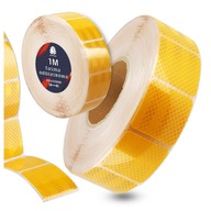 Reflexná páska Samolepiaca Obrysová Žltá 1M Výstražná 5x5cm