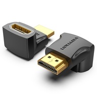 VENTION KĄTOWY GÓRNY ADAPTER PRZEJŚCIÓWKA HDMI 2.0 UHD 4K 60HZ 90 STOPNI