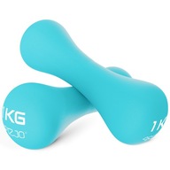 VINIL SÚLYZÓK FITNESZ EDZÉSHEZ TERHELÉS IZOMERŐSÍTÉS 2x1 KG