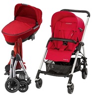 Wózek spacerowy + gondola MAXI COSI streety plus sytem travel Intense Red