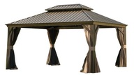 PAWILON OGRODOWY PREMIUM TWARDY DACH ALTANA PERGOLA 3.65x4.85 CORCIANO