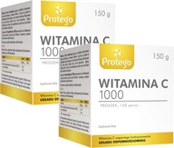 Protego Čistý Vitamín C 1000 2x150g Prášok Imunita Hypertenzia