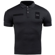 Koszulka Polo Polówka T-shirt M-Tac Elite Tactical Coolmax - Czarna M