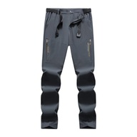 Męskie spodnie z nadrukiem, cienkie, lekkie spodnie outdoorowe, 4XL