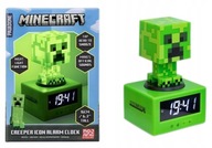 Lampička Minecraft Creeper + Digitálne hodiny / 2v1 / Licencia Paladone / 16 cm