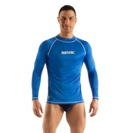 Koszulka UV męska rashguard SEAC T-SUN niebieska z długim rękawem 4XL