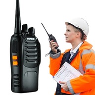 2X KRÓTKOFALÓWKA WALKIE TALKIE POLICYJNA RADIOTELEFON BAOFENG DUŻY ZASIĘG