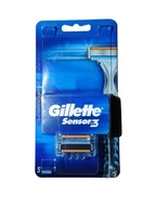 Wkłady do maszynki Gillette Sensor 3, Blue 3,Sensor, Exel 5 sztuk
