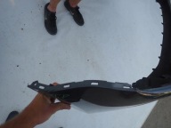 SEAT ALHAMBRA 10-> bumper front washers PDC