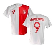 Koszulka Piłkarska POLSKA LEWANDOWSKI LEWY 128cm