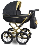 Wózek Dziecięcy Fabero Retro 2w1 Adaptery Maxi Cosi Cybex Aton X-Lander