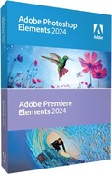 ADOBE PHOTOSHOP & PREMIERE ELEMENTS 2024 PL WERSJA PUDEŁKOWA BOX WIECZYSTA