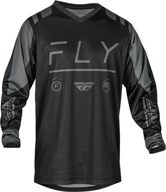Mikina cross,quad,enduro FLY F-16 čierna/sivá L