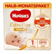 Huggies Extra Care Newborn 1 pieluchy 2-5 kg