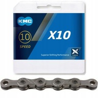 Reťaz KMC X10 šedá 10 prevodových stupňov 114 článkov