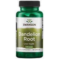 SWANSON Dandelion Root 515mg 60caps KAMICA ŻÓŁCIOWA CHOLESTEROL DIURETYK