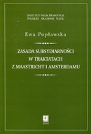 ZASADA SUBSYDIARNOŚCI W TRAKTATACH Z...