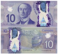 KANADA 10 DOLAROW 2013 P-W107c UNC polimer