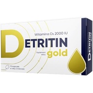 Detritin GOLD 200 vitamín D požltový olej 75x