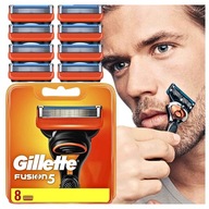 8 X GILLETTE FUSION 5 OSTRZA WKŁADY 8 SZTUK ORYGINALNE OPAKOWANIE FUSION5