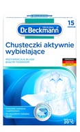 15 x Dr. Beckmann Obrúsky aktívne bieliace