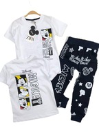 ZARA komplet dres 104-110 4-5 bluzka Mickey Mouse bawełna i spodnie dresowe