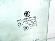 Skoda OE 6V6845205A window door rear L