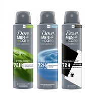 Dove Men+Care dezodorant spray MIX 3 x 150ml