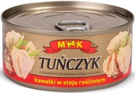 MK TUNIAK KÚSKY V RASTLINNOM OLEJI 170g PLECHOVKA s prídavkom kúskov mäsa