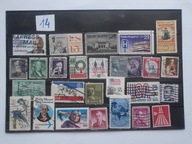 USA - zestaw 27 znaczków - nr 14 - kasowane