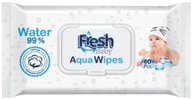 Aqua Wipes Fresh Baby chusteczki nawilżane wodą 60