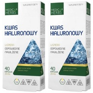 2x MEDICA HERBS Kwas Hialuronowy STAWY Kości 40K