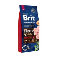 BRIT PREMIUM BY NATURE ADULT LARGE L DLA PSA 15KG