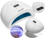 INLAQ Lampa UV LED do Paznokci 48W DUAL do Żeli Hybryd Biała, Sensor, Timer