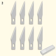 1 sada pomocných nožov 5/8 čepeľových nožov pre domácich majstrov