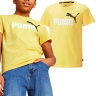 młodzieżowa koszulka puma sportowa t-shirt bawełna
