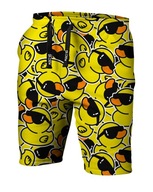 DR.CROW Chlapčenské krátke šortky Ducks Yellow 110/116 (4-6 Y)