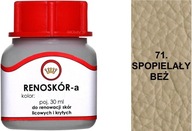 SPOPIELAŁY BEŻ 71 RENOSKÓR 30 ml WILBRA LAKIER FARBA DO BUTÓW SKÓRY G10-01