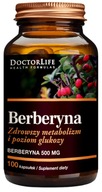 Doctor Life Berberyna 500mg 100kaps. Metabolizm Odchudzanie Apetyt Glukoza