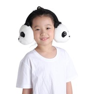 Panda 3D náušníky pre deti teplé