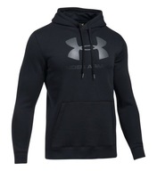 BLUZA UNDER ARMOUR RIVAL FLEECE FITTED GRAPHIC HOODIE MEN BLACK M
