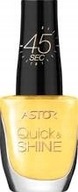 Lak na nechty Astor 603 Happy Style 8 ml žltá široká kefa