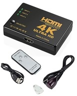 ROZDZIELACZ Switch HDMI 3 porty 4k ULTRA HD (3015a