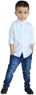 Chlapčenská košeľa BIELA Elegantná s dlhým rukávom Royal Kids 128 134