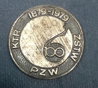 Odznaka wędkarska PZW 100 ZSTW KTR 1979