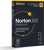 Norton 360 Platinum BOX PL 20 - device - 20 st. / 12 mesiacov BOX